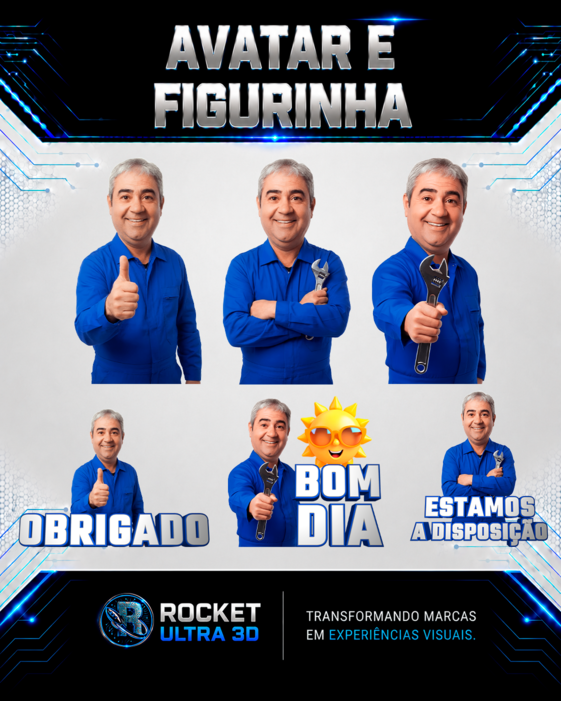 Avatar e Figurinha 01